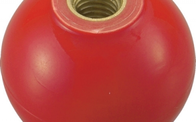 日本中山 TRUSCO  P-TPC20-5R树脂制握玉芯带金红色Φ２０ＸＭ５ｍｍ