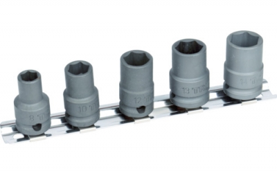 日本中山 TRUSCO T3-5SET撞击用插座5个组插入角9.5mm