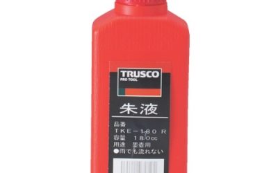 日本中山 TRUSCO TKE-180（R）　朱液　１８０ｃｃ　赤