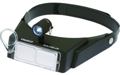 日本中山 TRUSCO TLH-105LAW LED灯头戴式放大镜