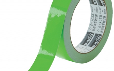 日本中山 TRUSCO TLK 22510 GN荧光线胶带25mmx10m绿色