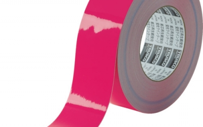 日本中山 TRUSCO TLK 55033P荧光线胶带50mmx33m粉色