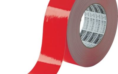 日本中山 TRUSCO TLK 55033R荧光线胶带50mmx33m红色