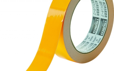 日本中山 TRUSCO TLK 250O荧光线胶带25mmx10m橙色