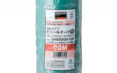 日本中山 TRUSCO TM 1920 GN-10P脱铅塑料带19×20米绿色10卷