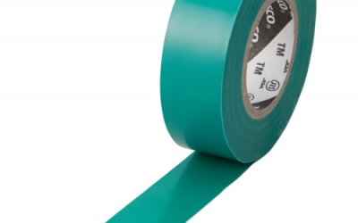 日本中山 TRUSCO TM1910GN-1P脱铅塑料胶带19X10m绿色1卷