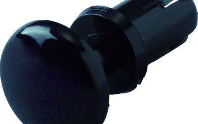 日本中山 TRUSCO TEC3555-BK铆接板厚度3.2～4.1mm孔径3.6Φ长度5.5黑色50个装