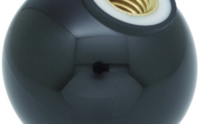 日本中山 TRUSCO TEC32-10BK 树脂制握珠金属件黑色32XM10mm（20个装）