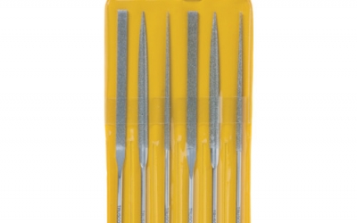 日本中山 TRUSCO TNFS1钻石针锉刀平、半丸、丸6本套