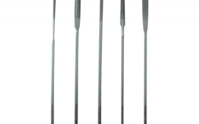 日本中山 TRUSCO TNFS3钻石针锉刀半圆形、三角、平、角、圆5本组S中目