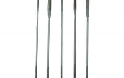 日本中山 TRUSCO TNFS2钻石针锉刀半圆形、三角、平、角、圆5本组S细目