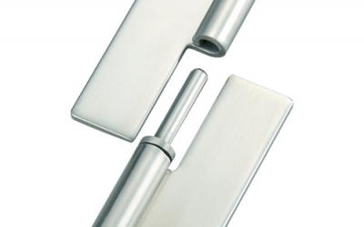 日本中山 TRUSCO TNH-50CL不锈钢重量用插拔铰链全长50mm左用（1组=1袋）