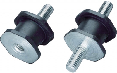 日本中山 TRUSCO TOU-22115D 六角防振橡胶两螺栓容许负荷62N