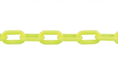 日本中山 TRUSCO TPCB6-6LY塑料链荧光黄6MMX6M