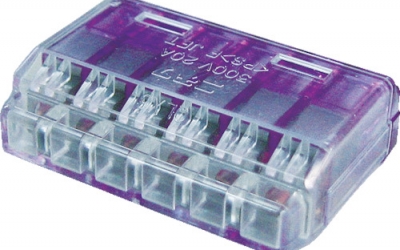 日本中山 TRUSCO T-QL-6插入式电线连接器极数6（6个装）