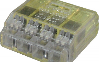 日本中山 TRUSCO T-QL-4插入式电线连接器极数4（8个装）