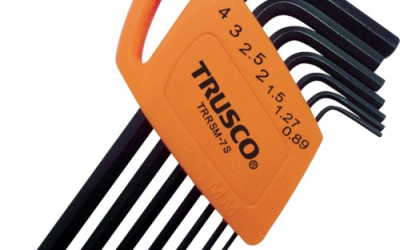 日本中山 TRUSCO TRRSM-7S 迷你 六角棒扳手套装7本套