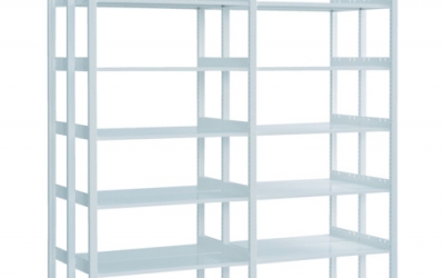 日本中山 TRUSCO   BS-DD63T-6   　複柱書架　複式　Ｂ５縦　Ｗ９００ＸＤ２２０ＸＨ１９４４　６段　