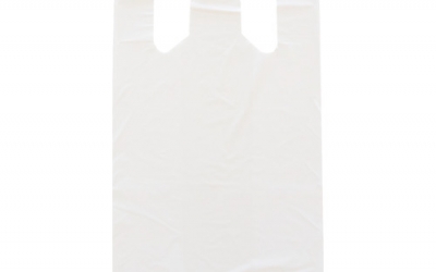 日本中山 TRUSCO   BSB12-30-W   　バイオマスプラスチック配合レジ袋　１２／３０号　（３８０Ｘ２９０ｍｍ）乳白　１００枚入　