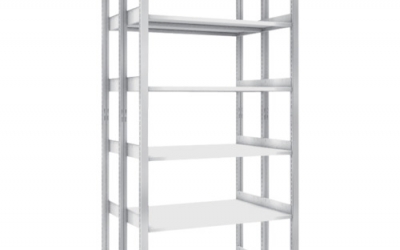 日本中山 TRUSCO   BS-DD63Y-5   　複柱書架　複式　Ａ４横　Ｗ９００ＸＤ３２０ＸＨ１９４４　５段　