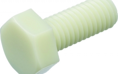 日本中山 TRUSCO   BRENY-BTM5X8   　ガラス繊維強化ポリアミドＭＸＤ６　ＲＥＮＹ白　六角ボルト　Ｍ５Ｘ８　５０本入　