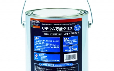 日本中山TRUSCO CGR-25-0 锂万能油脂#0 2.5 kg罐