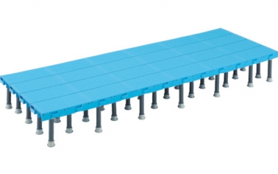 日本中山TRUSCO DS-6012H 树脂台阶高度调节式600X1200H200-220