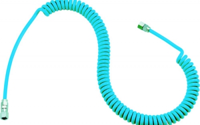 日本中山TRUSCO CHA-300 气旋软管聚氨酯线圈软管细卷直型1.4米