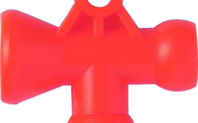 日本中山TRUSCO CL-2F03 库兰特衬垫T型拟合尺寸1_4(10个装)