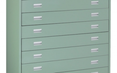 日本中山TRUSCO TWK-1201B 3锁宽柜1200X650XH1300 8段