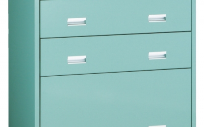 日本中山TRUSCO TWK-903S-GN TWK型柜900X650XH920 3段绿色颜色