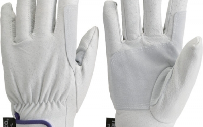 日本中山TRUSCO TWLG-M 魔术式防寒猪真皮手套带类型M号