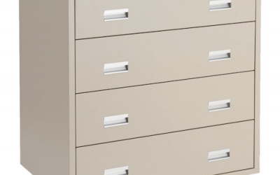 日本中山TRUSCO TWK-MM96W-4-NG 中量货架收纳用3锁柜W900XD570用4层