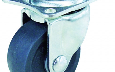 日本中山TRUSCO TYGE-25 脚轮TYG系列自如弹性体车25 mm