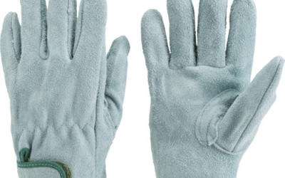 日本中山TRUSCO TYK-717PW-M 油加工皮革手套魔术M号