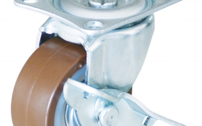 日本中山TRUSCO TYGUB-38 脚轮TYG系列自由SP聚氨酯车38 mm