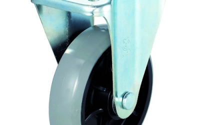 日本中山TRUSCO TYGUK-100 尼龙轮式聚氨酯脚轮固定Φ100