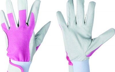 日本中山TRUSCO TYK-129 S 魔术式皮革手套S号