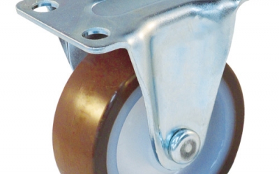 日本中山TRUSCO TYGUK-25 脚轮TYG系列固定聚氨酯车25 mm