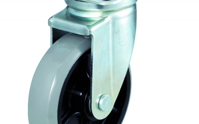 日本中山TRUSCO TYGUJ-100 尼龙轮式聚氨酯脚轮自如Φ100