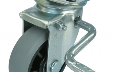 日本中山TRUSCO TYGUJB-100 [停售]带尼龙聚氨酯脚轮自由挡块