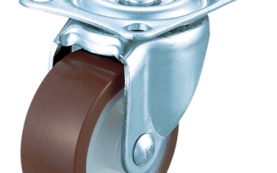 日本中山TRUSCO TYGU-25 脚轮TYG系列自如聚氨酯车25 mm