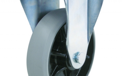 日本中山TRUSCO TYSUK-100 脚轮TYS系列固定聚氨酯车100 mm