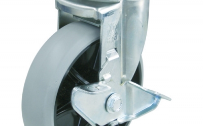 日本中山TRUSCO TYSUB-100 脚轮TYS系列自由SP聚氨酯车100 mm