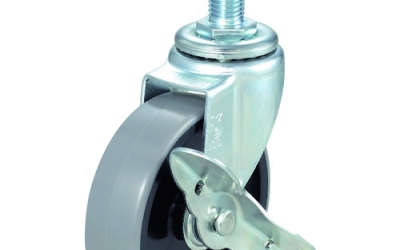 日本中山TRUSCO TYST-100NUS 旋入式脚轮自由挡块Φ100