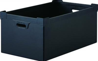 日本中山TRUSCO DP-560D-5N 导电性哑球塑料外壳45L黑色