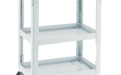 日本中山TRUSCO DLWS-A963T-W 工具吊环翅片高度调节式顶板白色