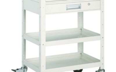 日本中山TRUSCO BDW-963V2-W 工具载货面包车600X400带抽屉2段白色