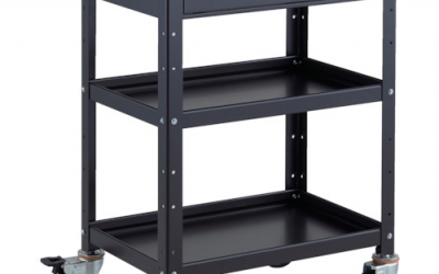 日本中山TRUSCO BDW-863 V-BKBK 工具货车600 X400带引线黑色