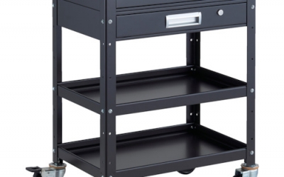 日本中山TRUSCO BDW-963V2-BKBK 工具货车面包车600X400带抽屉2级黑色